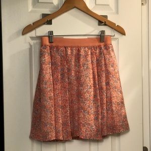 Floral skirt- never worn; no tags